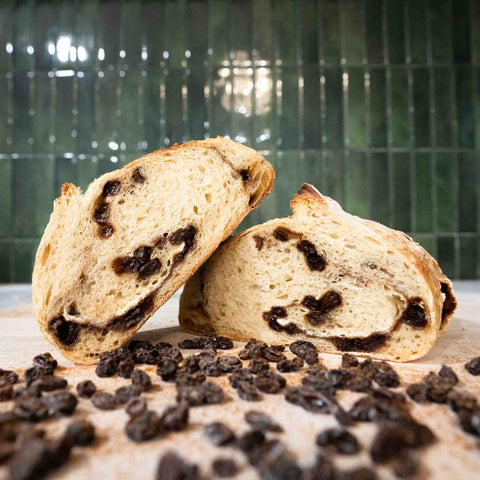 Cinnamon Raisin Infused Sourdough Round